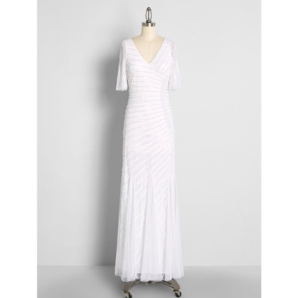 Breathtaking Beadwork Maxi Dress